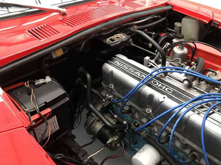 A fully restored, left hand drive early 240Z with a 280Z engine and 5-speed...