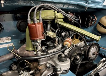 1966 Fiat 850 Vignale-engine2